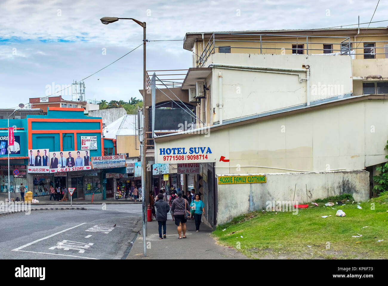 Hotel Suva, Suva, città capitale Figi e Sud Pacifico Foto Stock