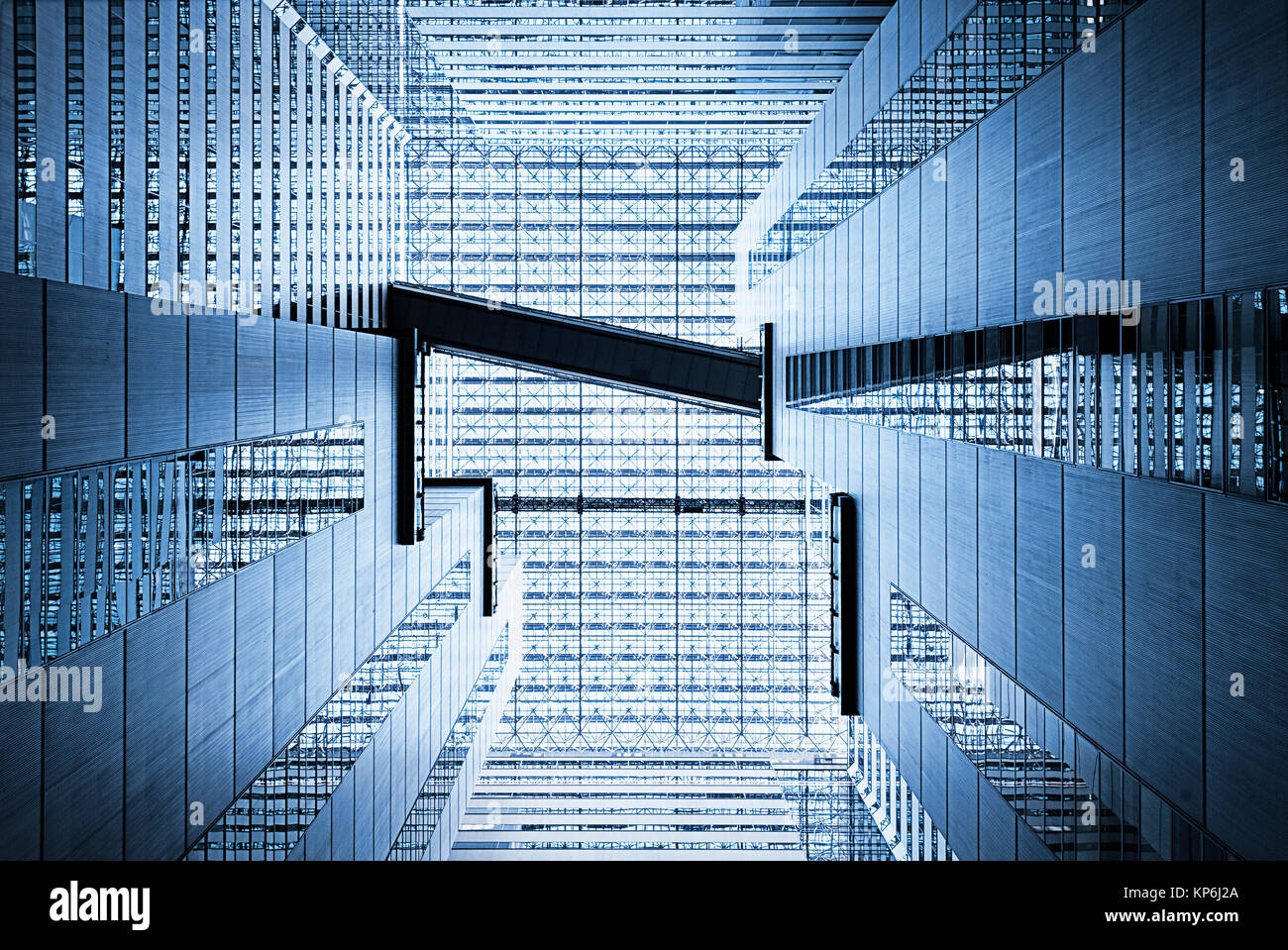 Abstract architettura Atrium Foto Stock