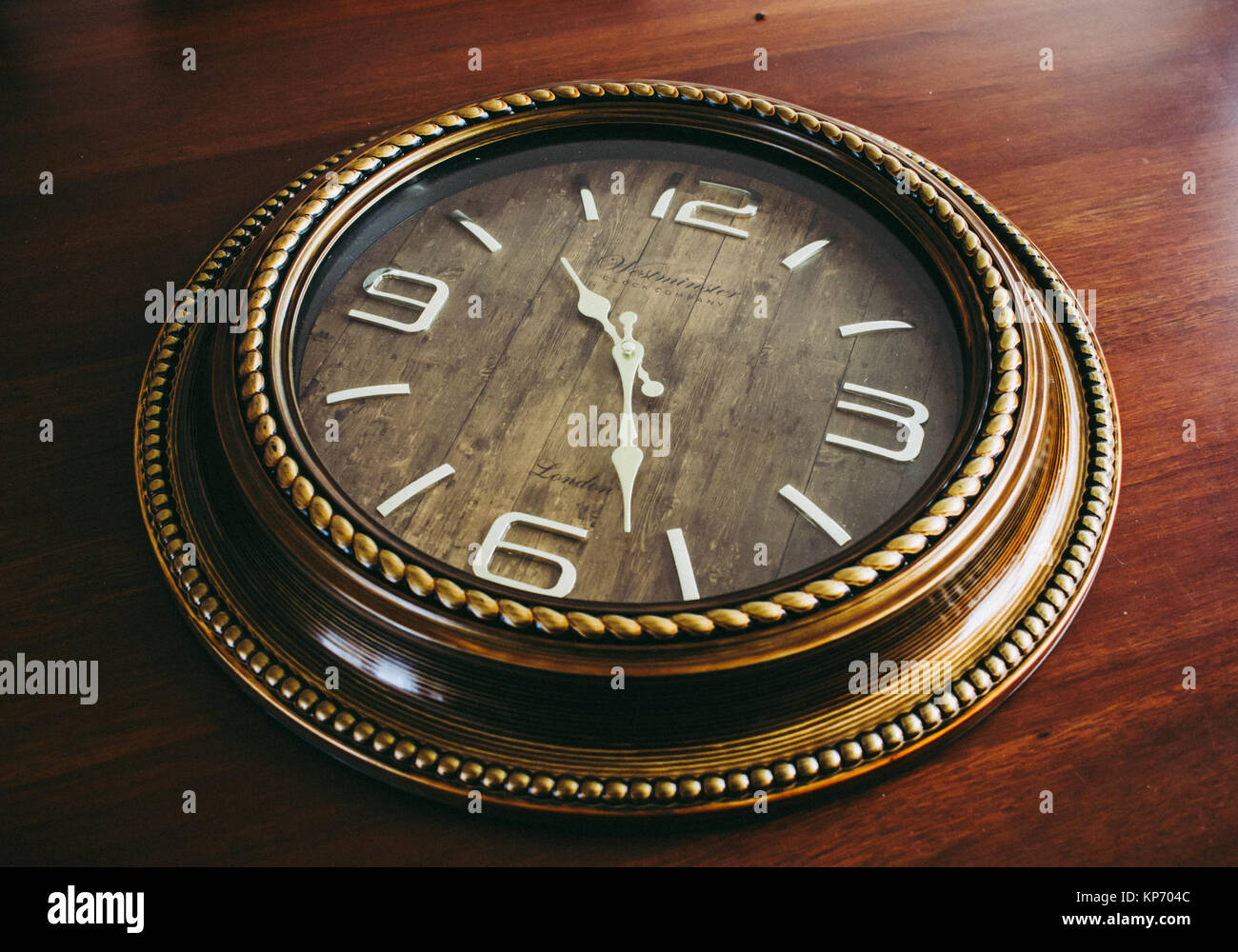 Parete orologi retro vintage Foto Stock