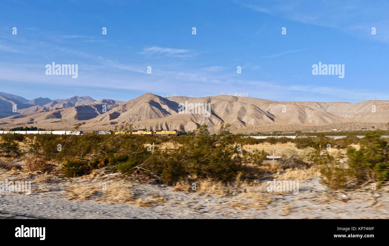 Mulini a vento vicino a Palm Springs Foto Stock