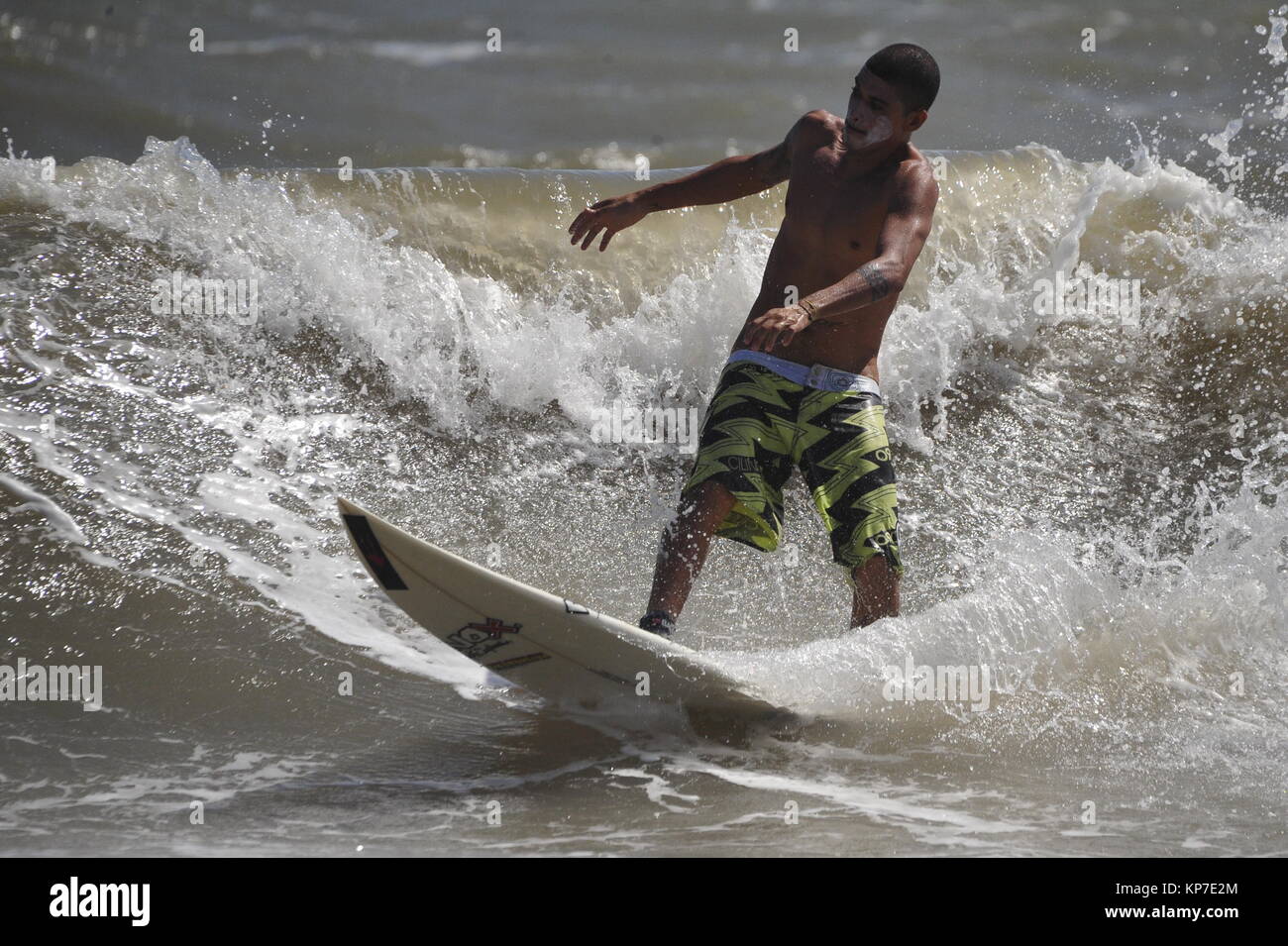 Freestyle Surf, Itacare, Bahia, Brasile Foto Stock