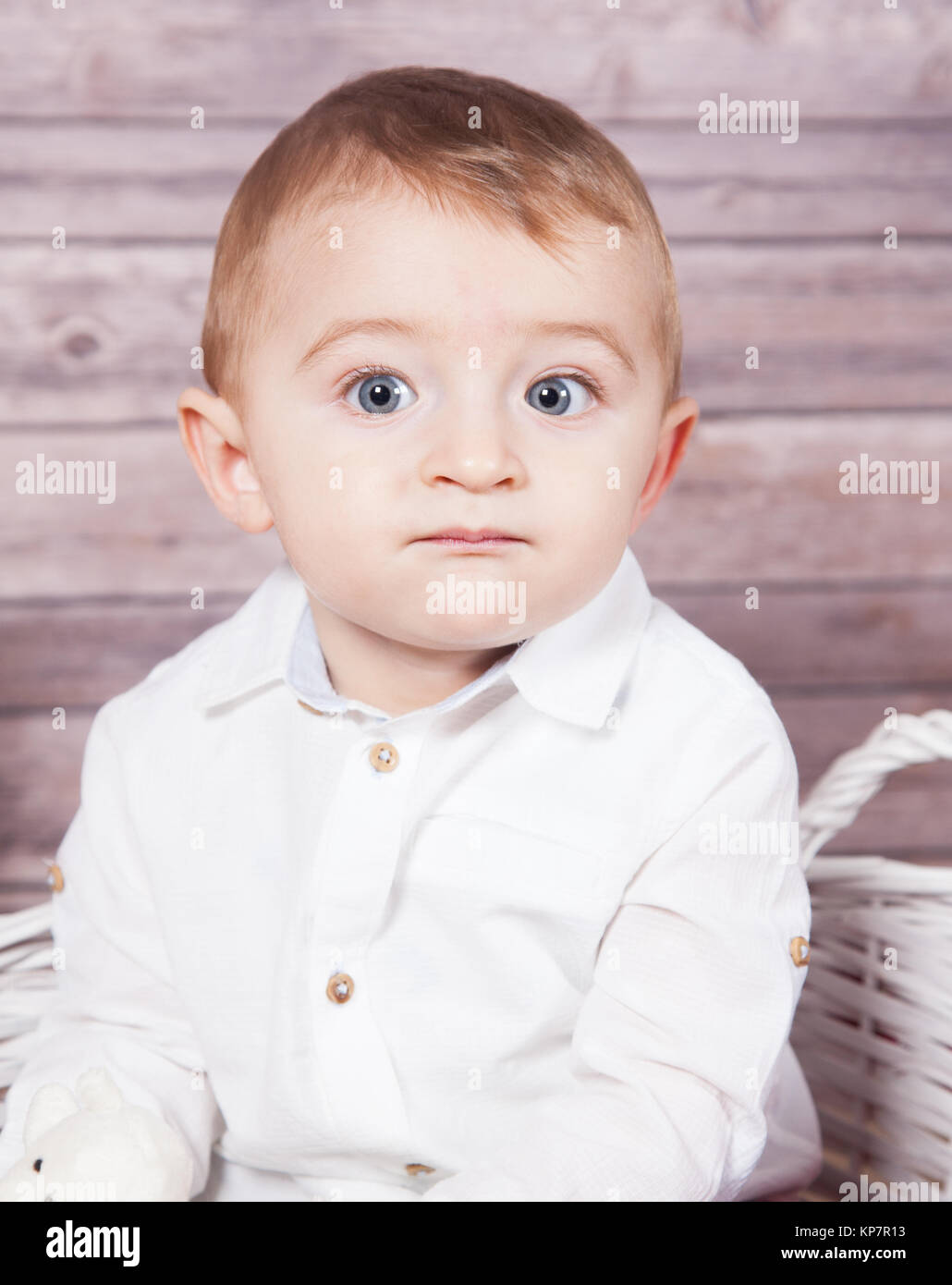 Baby boy ritratto Foto Stock