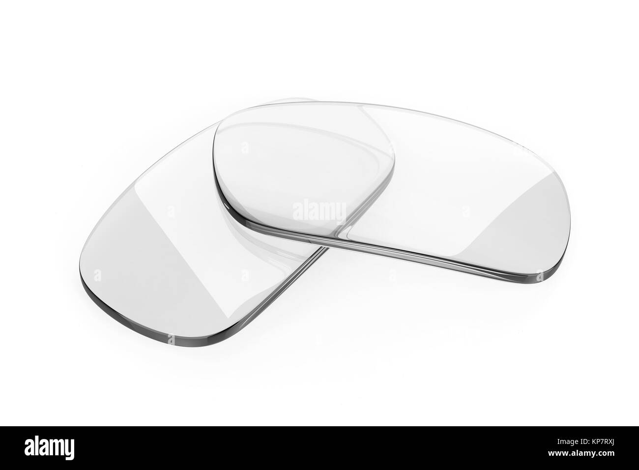 Lente di occhiale Foto Stock