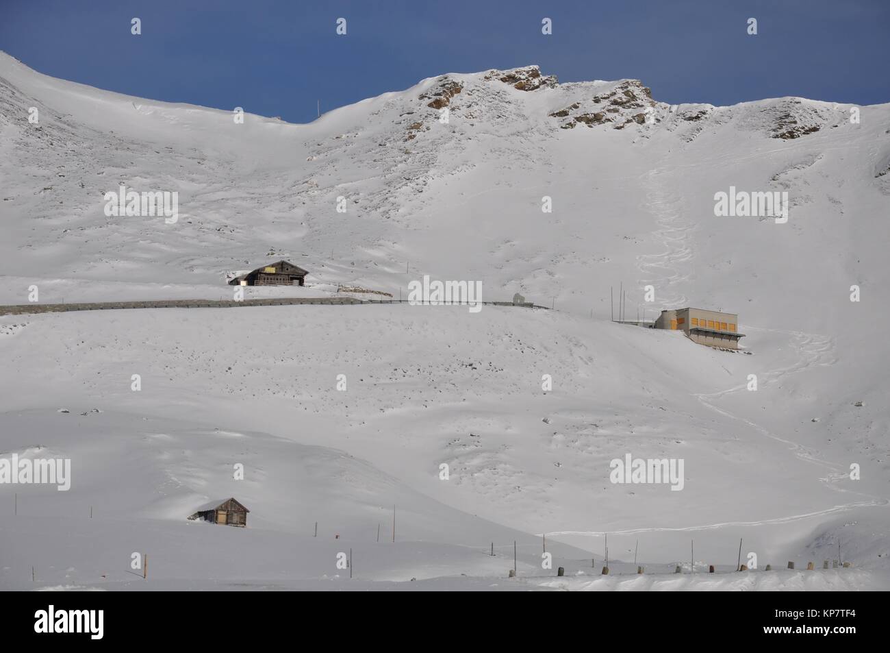 Schareck hochtor,grossglockner,snow,Grossglockner Strada alpina,chiuso in inverno,traforo chiuso Foto Stock