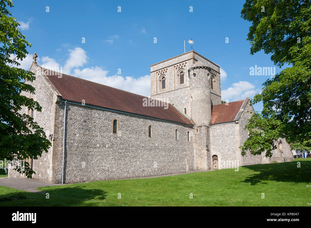 Chiesa di Santa Maria, Swan Street, Kingsclere, Hampshire, Inghilterra, Regno Unito Foto Stock