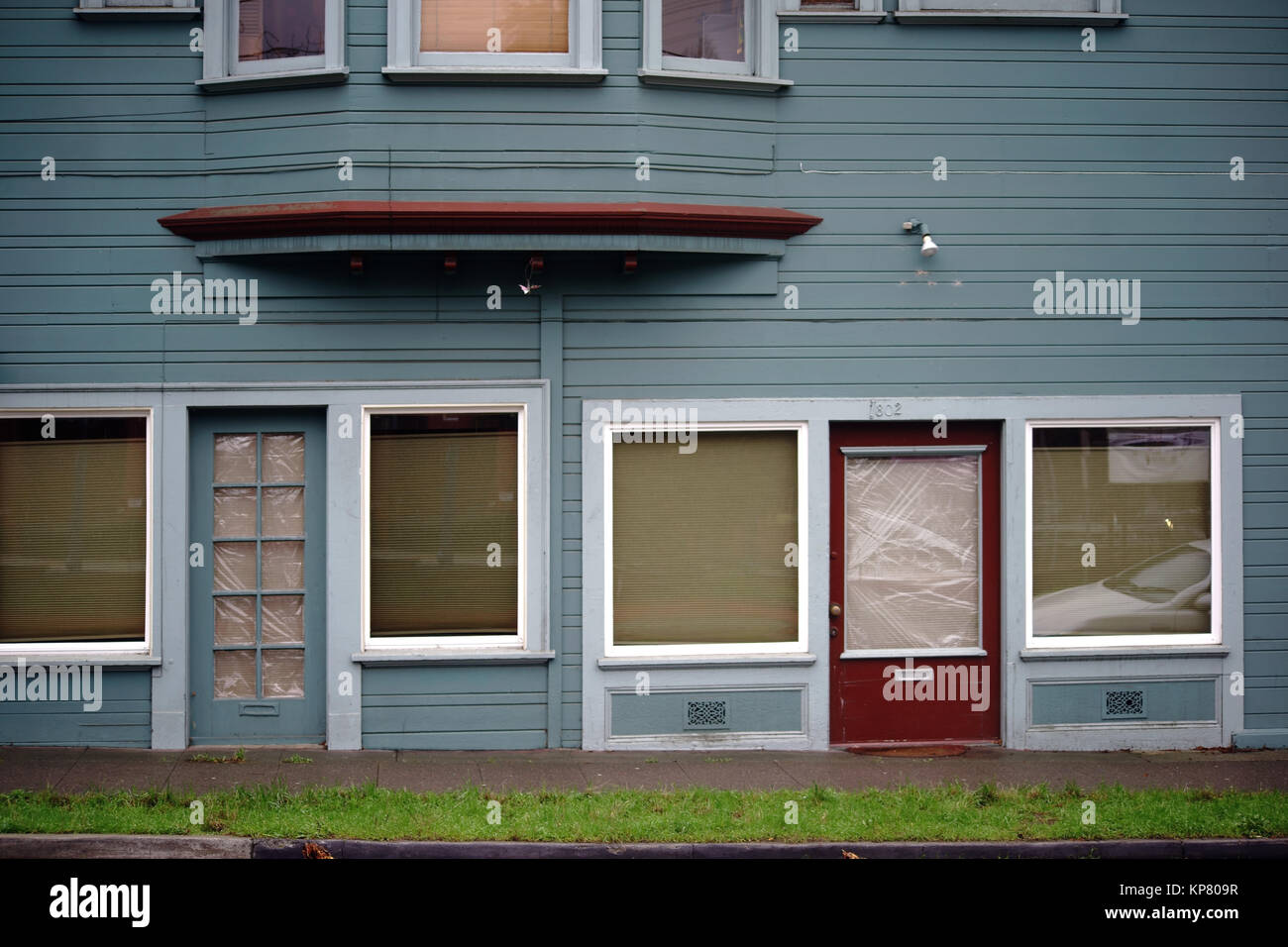 American townhouse Foto Stock