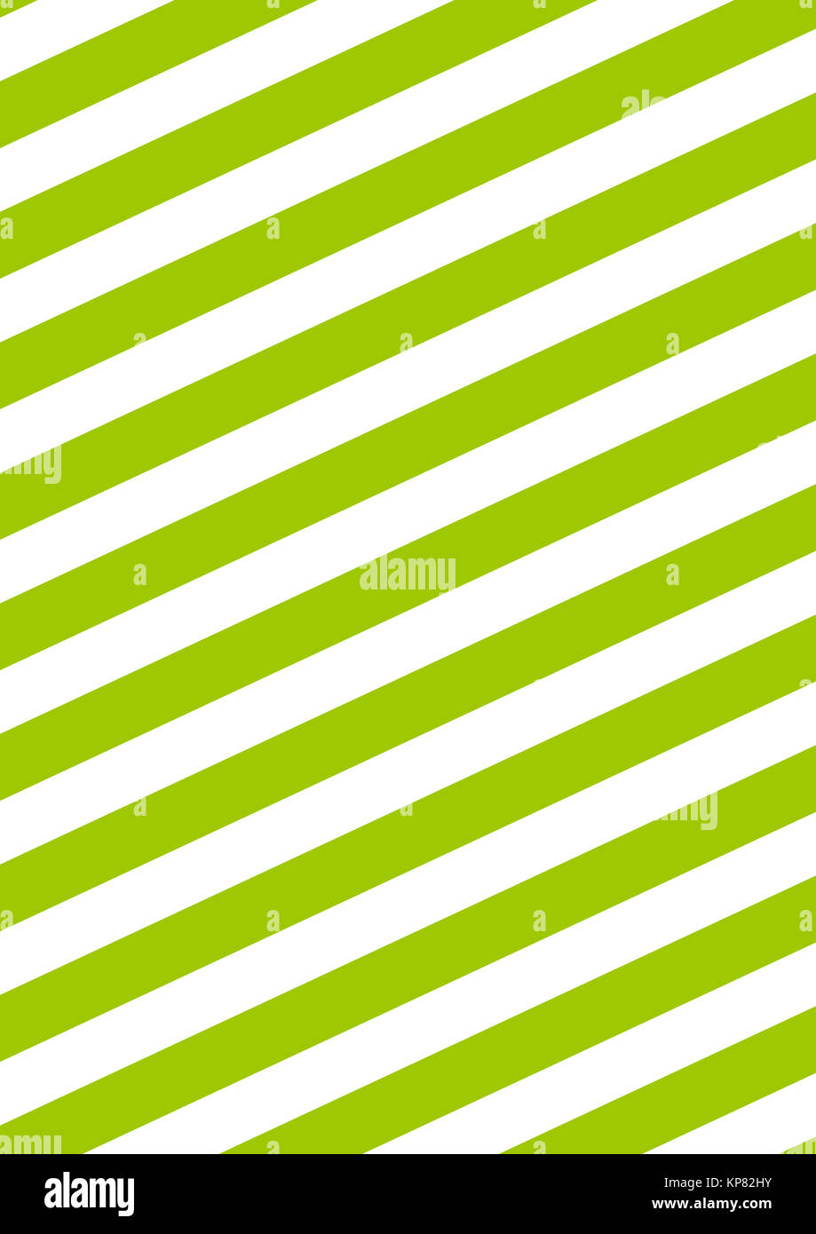 Grün weißer Hintergrund mit Streifen Foto Stock