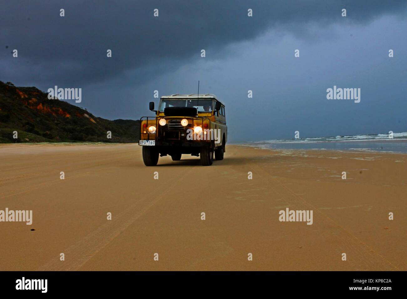 Land Rover, Serie 3, l'Isola di Fraser Foto Stock