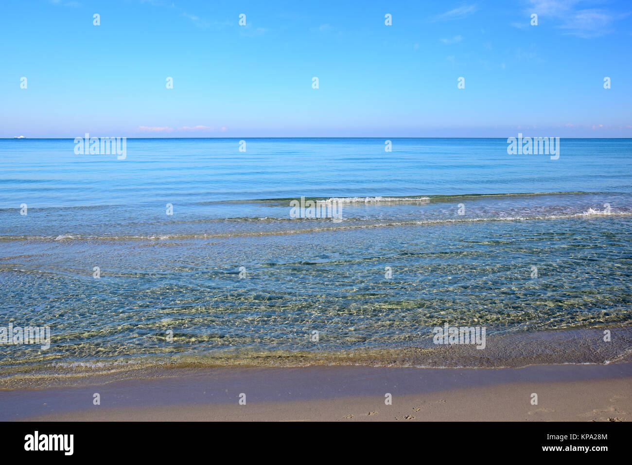Spiaggia Di Torre Dellorso Vicino A Otranto Nel Salento