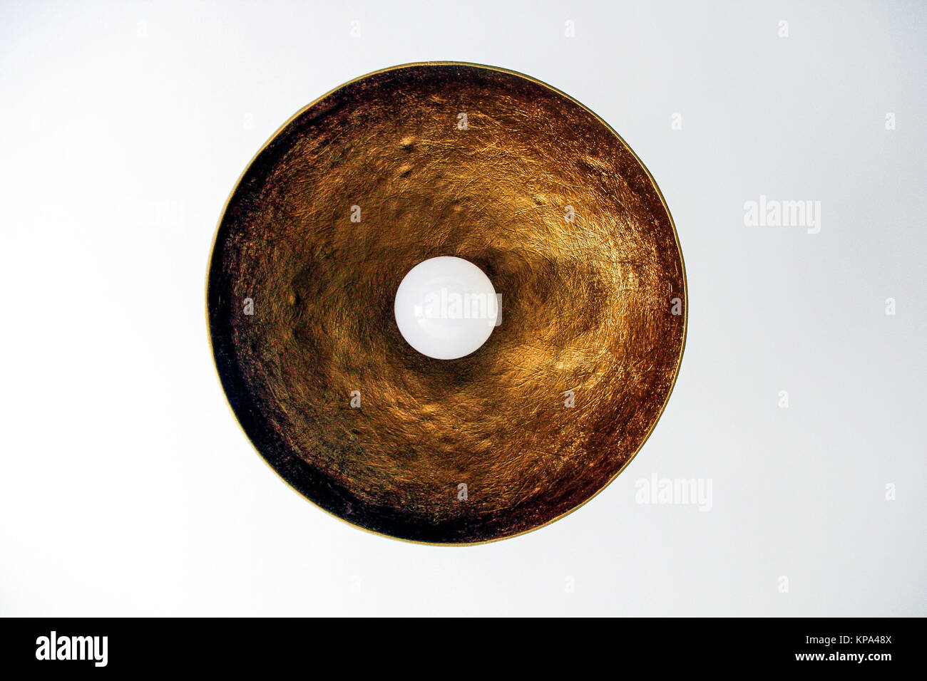 Dorato scuro Botum lampada Visualizza Foto Stock