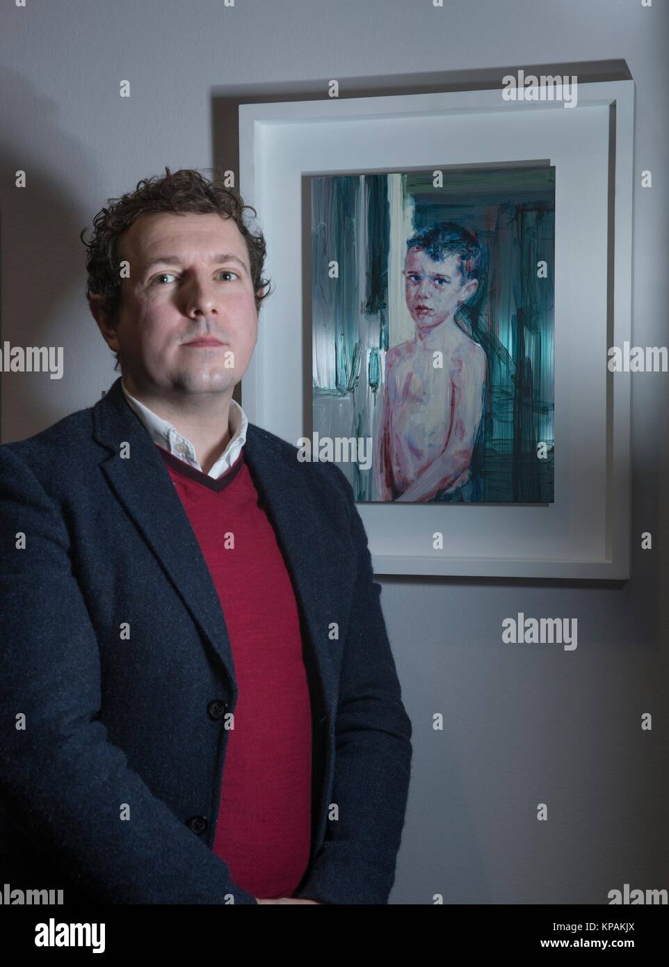 Edinburgh, Regno Unito. Xiv Dic, 2017. Un Edinburgh College of Art laureato vincitrice di un premio entrata in un prestigioso ritratto in tutto il mondo la concorrenza andrà in mostra in Scozia per la prima volta questo inverno. Il 2017 Bp Portrait Award exhibition, che si apre a Scottish National Portrait Gallery il 18 dicembre, saranno dotati di 53 stand-out le opere selezionate da 2.580 voci, con artisti provenienti da 87 paesi. Credito: ricca di Dyson/Alamy Live News Foto Stock