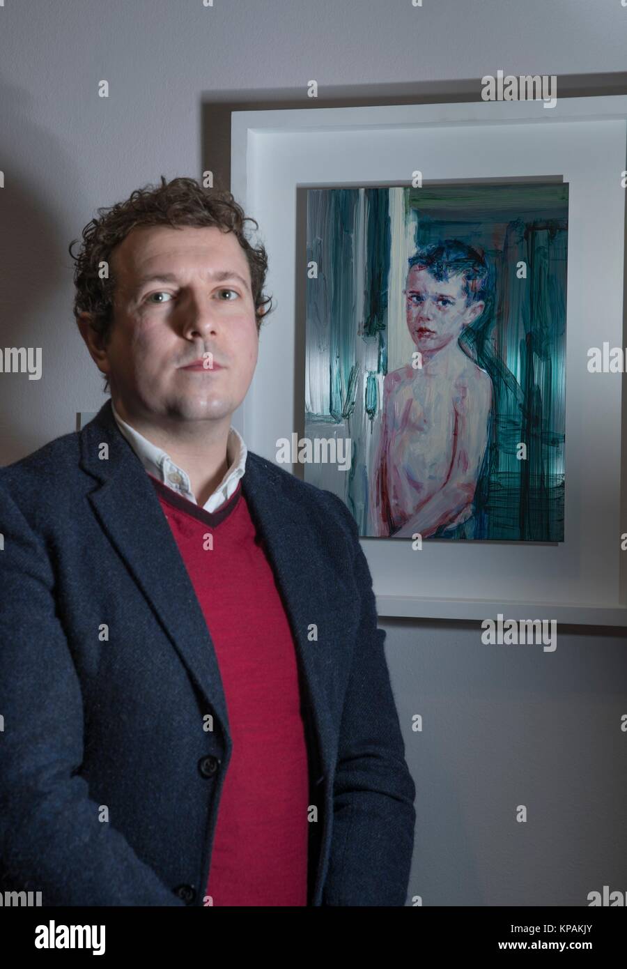 Edinburgh, Regno Unito. Xiv Dic, 2017. Un Edinburgh College of Art laureato vincitrice di un premio entrata in un prestigioso ritratto in tutto il mondo la concorrenza andrà in mostra in Scozia per la prima volta questo inverno. Il 2017 Bp Portrait Award exhibition, che si apre a Scottish National Portrait Gallery il 18 dicembre, saranno dotati di 53 stand-out le opere selezionate da 2.580 voci, con artisti provenienti da 87 paesi. Credito: ricca di Dyson/Alamy Live News Foto Stock