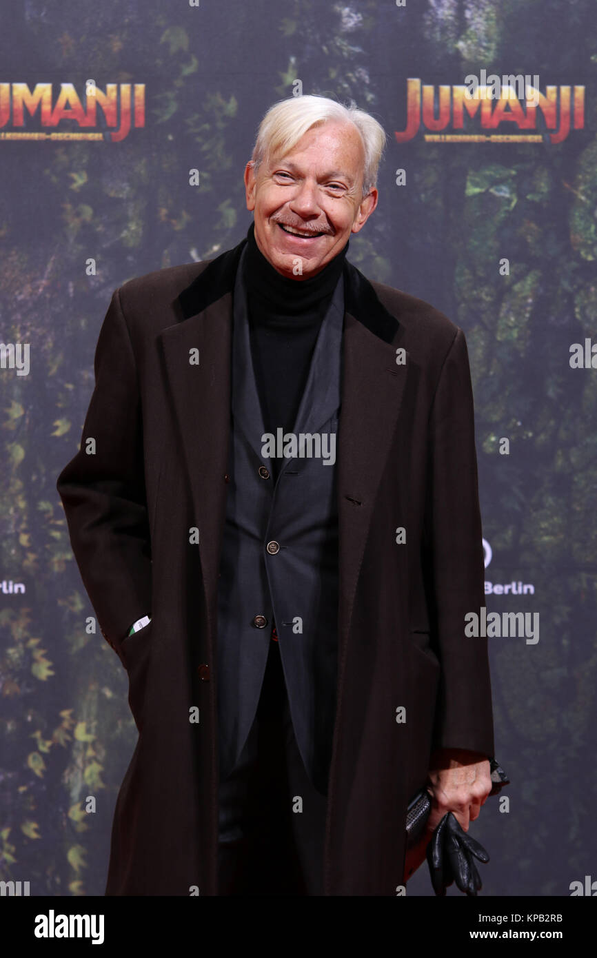 Berlino, Germania, 06 dicembre, 2017. Jo Groebel frequentando il 'Jumanji: Welcome To The Jungle' Premiere detenute in corrispondenza del CineStar, Sony Center di Potsdamer Platz, essere Foto Stock