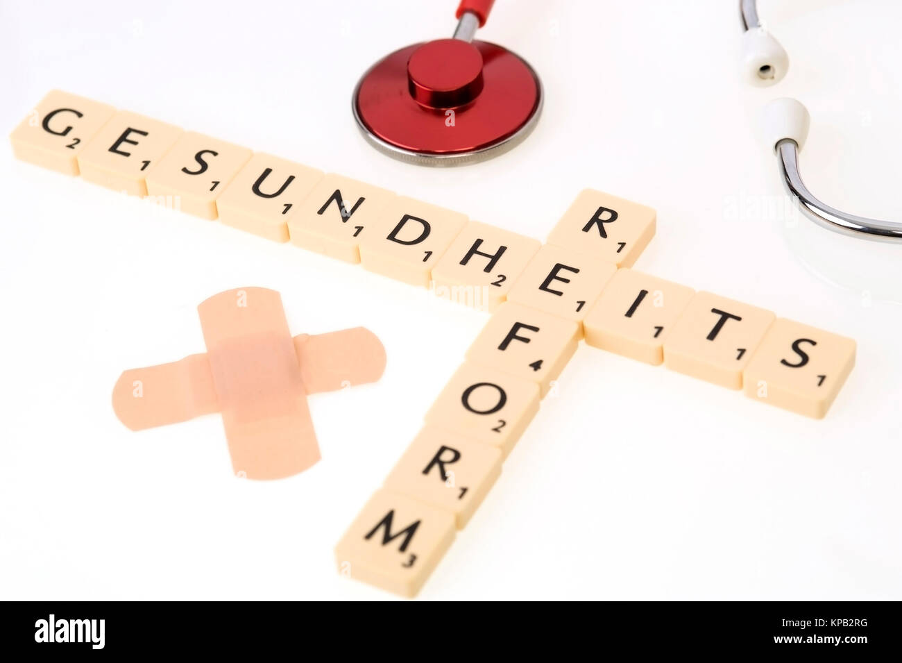 Symbolbild Gesundheitsreform - sy,bolic per la riforma dell'assistenza sanitaria Foto Stock