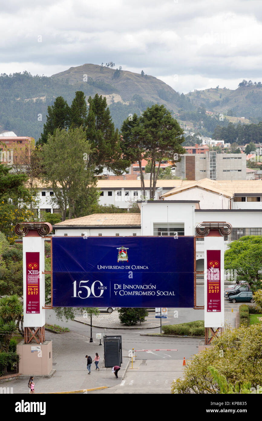 Ecuador educazione - Università di Cuenca, Cuenca, Ecuador America del Sud Foto Stock