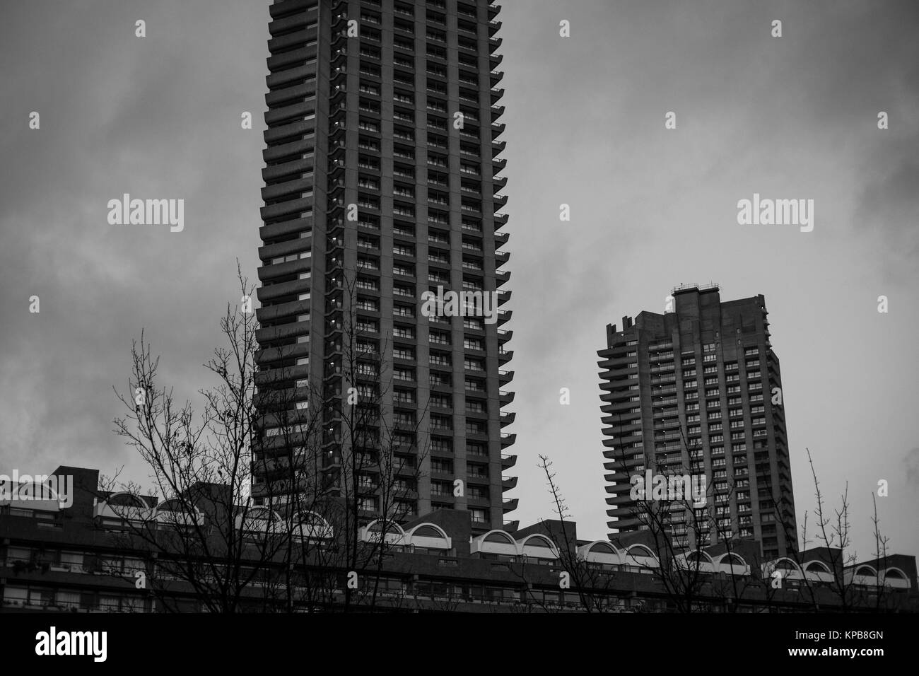 Il Barbican, Londra, Inghilterra. Foto Stock