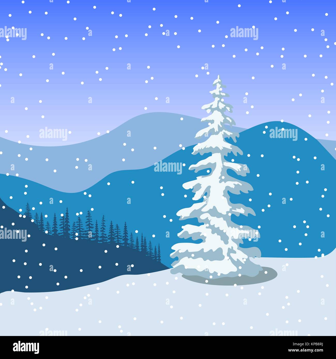 Stencil Natale Con Paesaggio Invernale, Montagne E Animali - Fustella Per Scrapbooking E Biglietti Fai Da Te
