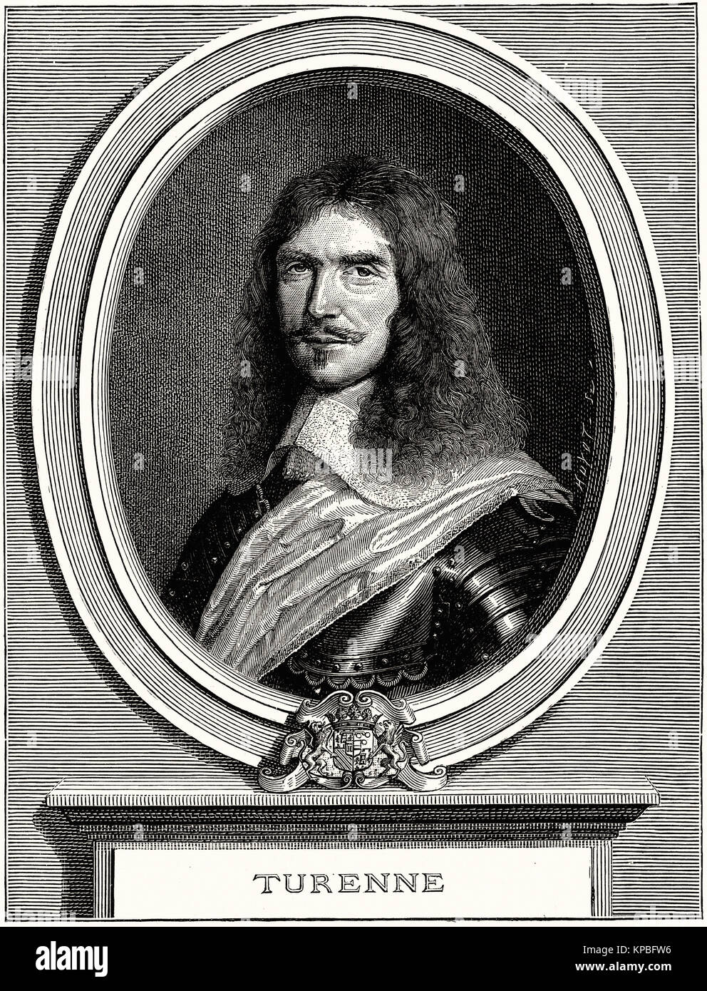 Henri de la Tour d'Auvergne, Vicomte de Turenne - . Soldato protestante. Il maresciallo di Francia Foto Stock