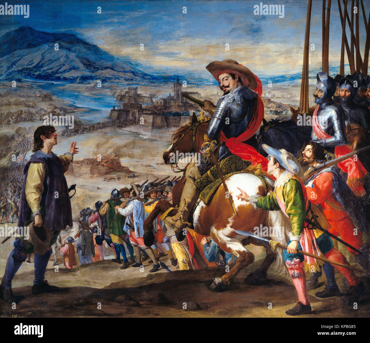 Leonardo Jusepe - Siège di Brissac, trenta anni di guerra Foto Stock