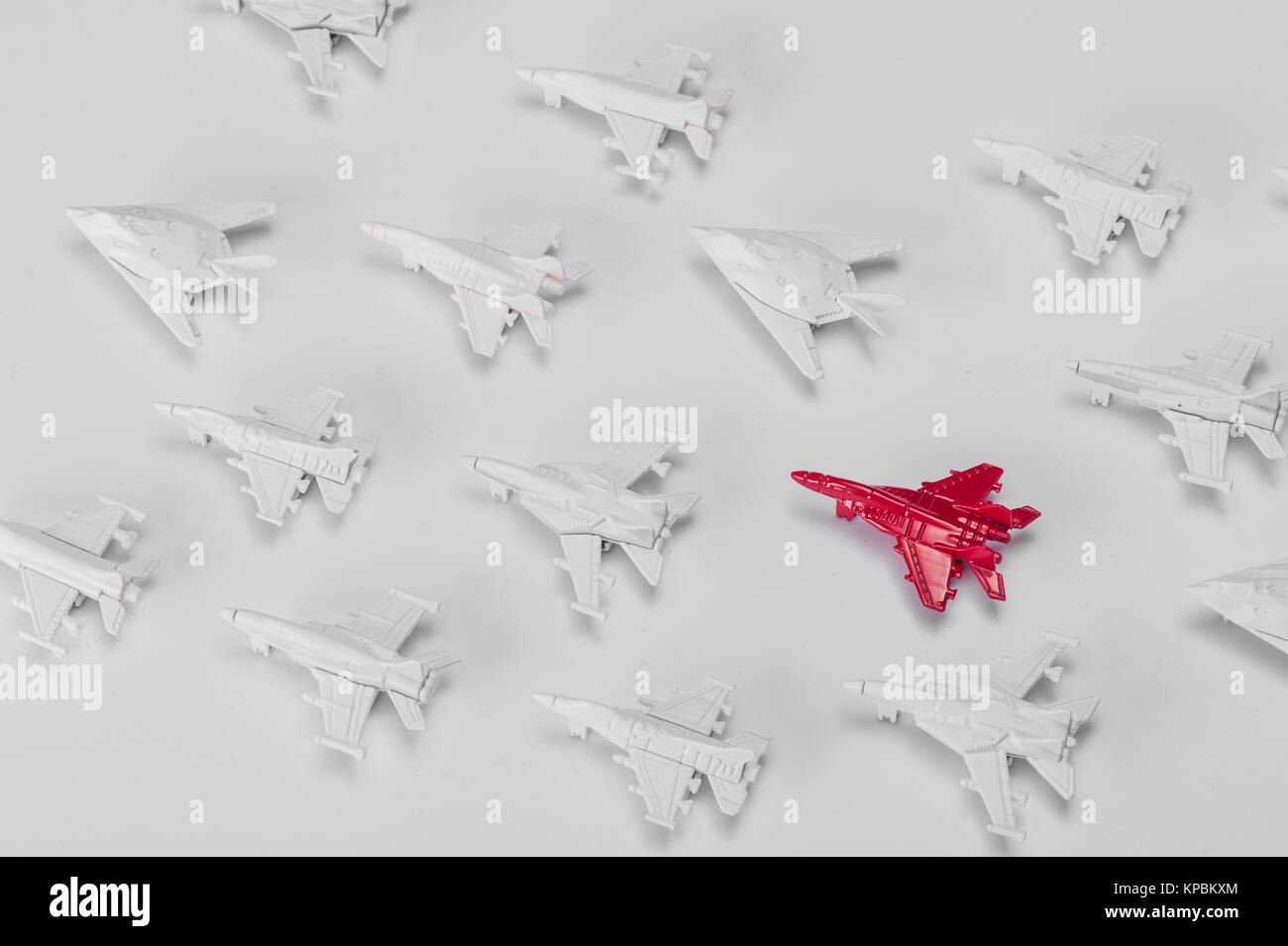 Il combattimento aereo, concept Foto Stock