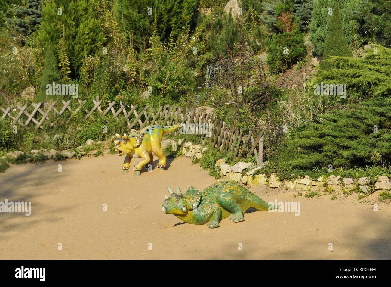 Jurassic Park di Baltow, Swietokrzyskie voivodato, Polonia. Foto Stock