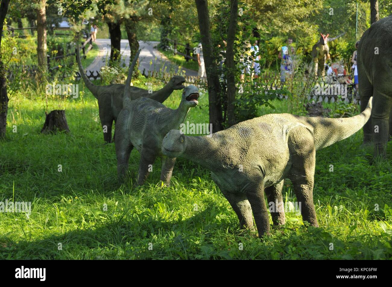 Jurassic Park di Baltow, Swietokrzyskie voivodato, Polonia. Foto Stock