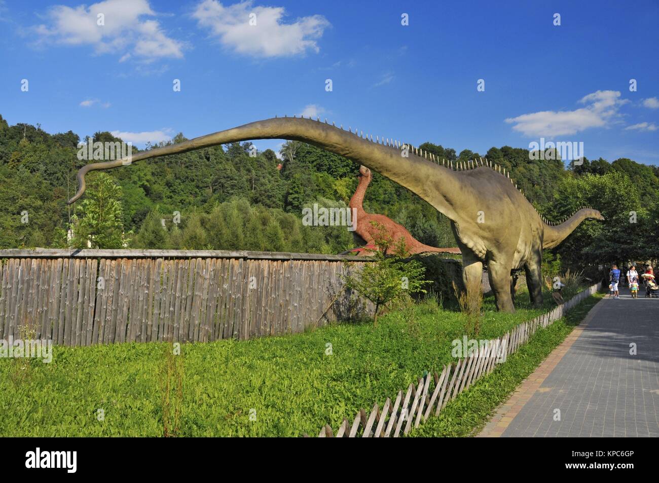 Jurassic Park di Baltow, Swietokrzyskie voivodato, Polonia. Foto Stock