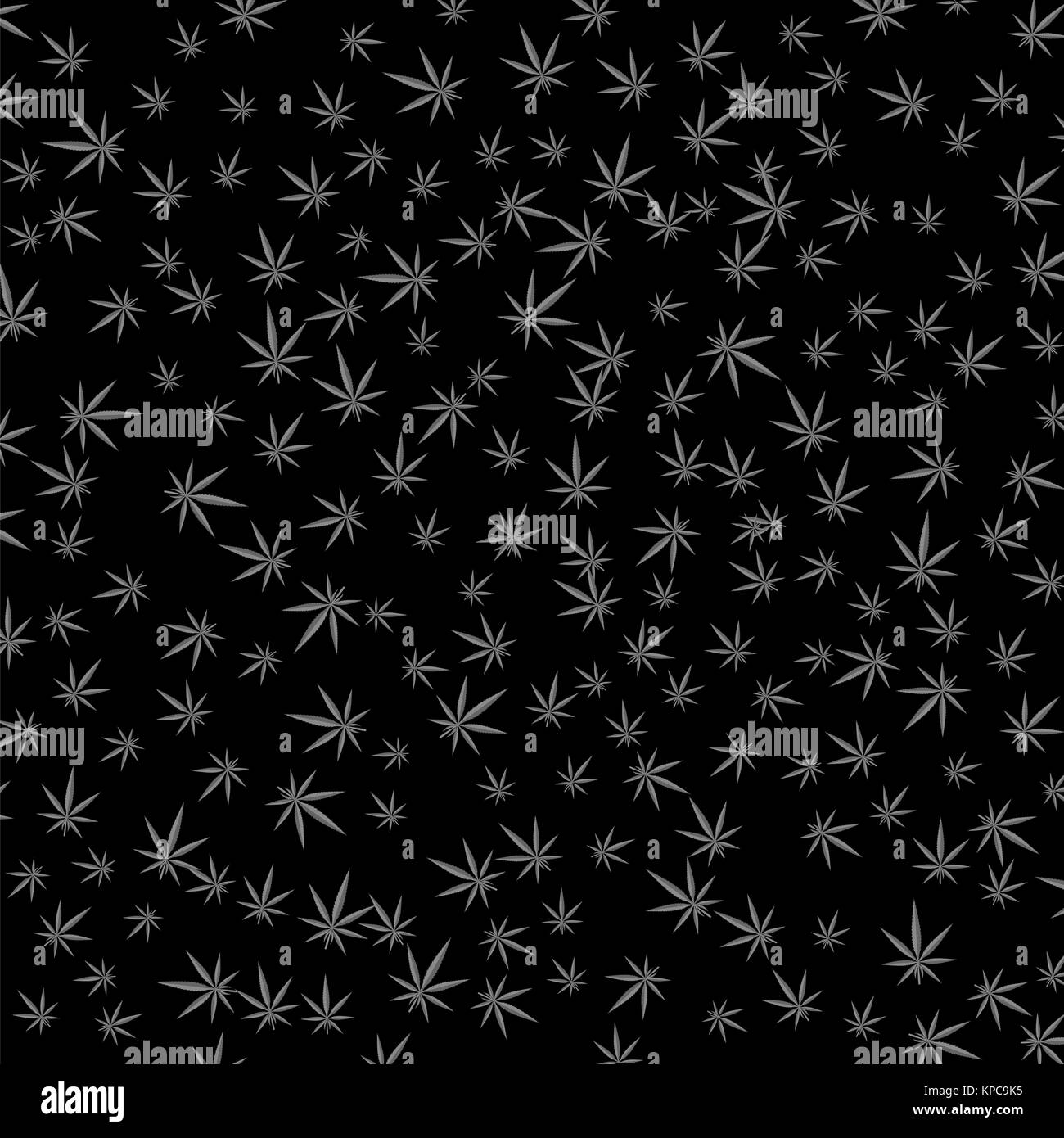 Grigio a foglie di Cannabis sfondo Foto Stock