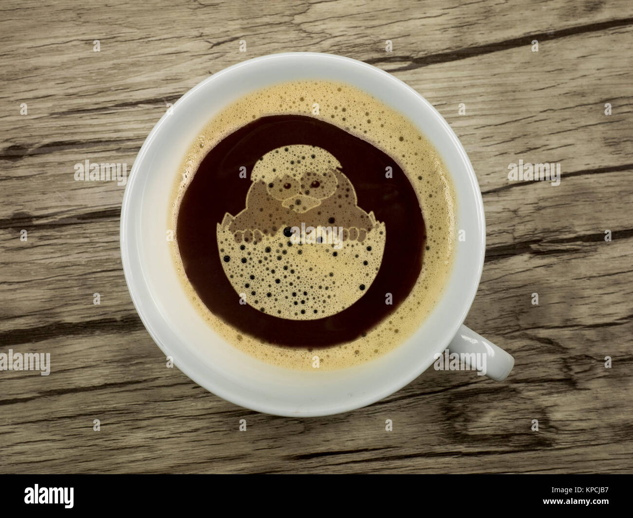 Caffè per la pasqua Foto Stock