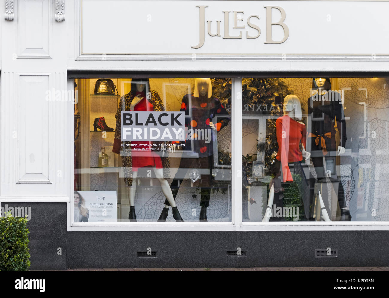 Venerdì nero vendita al rivenditore di moda Jules B in Jesmond, Newcastle  upon Tyne, Regno Unito Foto stock - Alamy