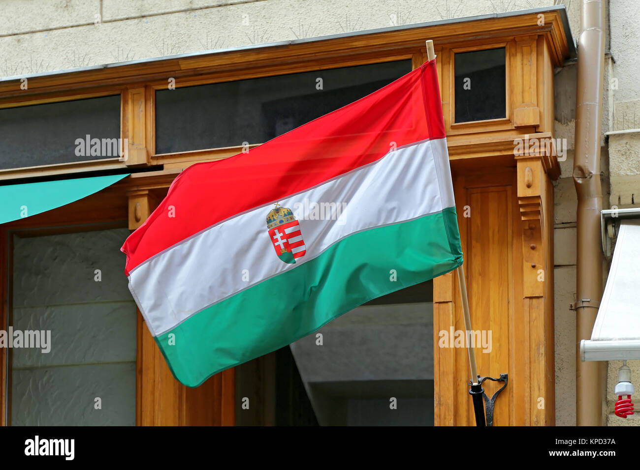 Bandiera di Ungheria Foto Stock