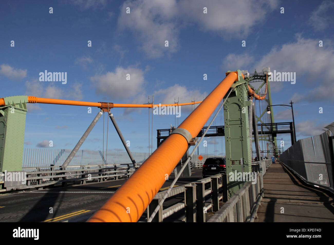 Il Macdonald ponte in Halifax, N.S., nov. 4, 2017. La stampa canadese immagini/Lee Brown Foto Stock
