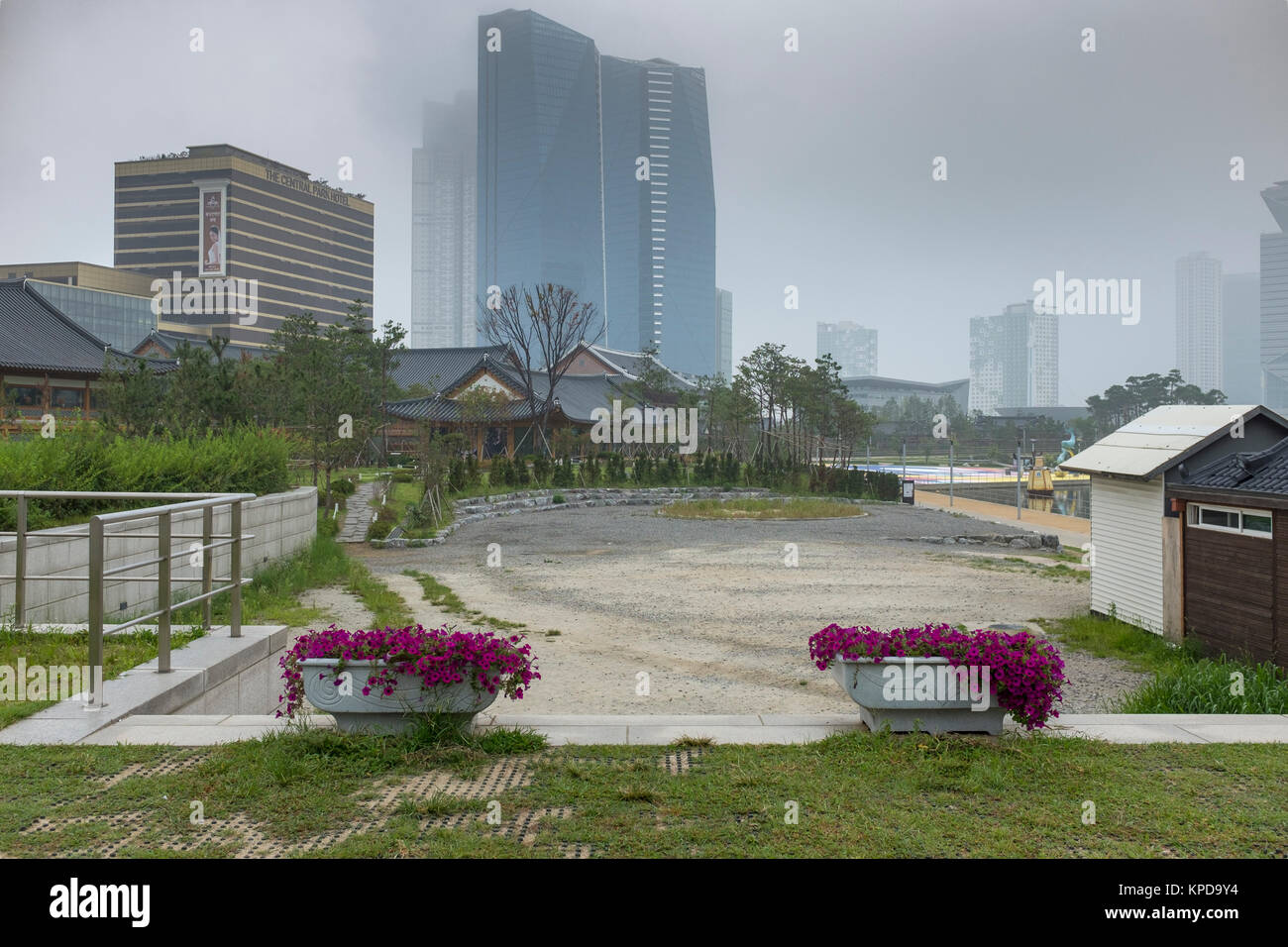 Grattacieli, Inchon,Corea del Sud, Asia Pacifico, paesaggi urbani Foto Stock