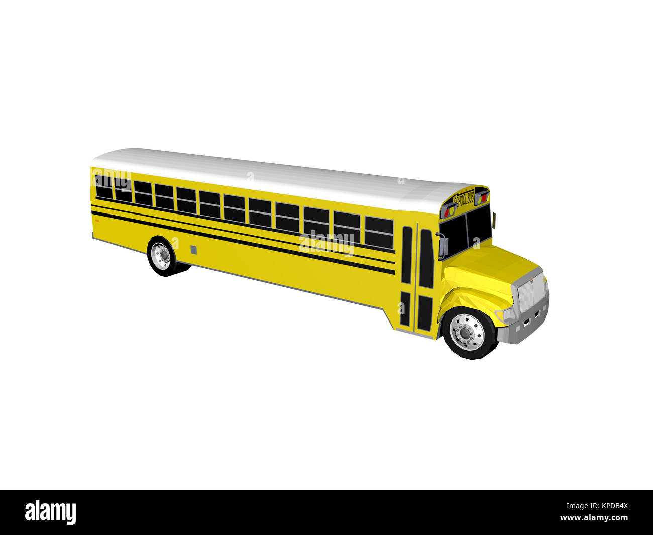 Facoltativo scuola bus Foto Stock