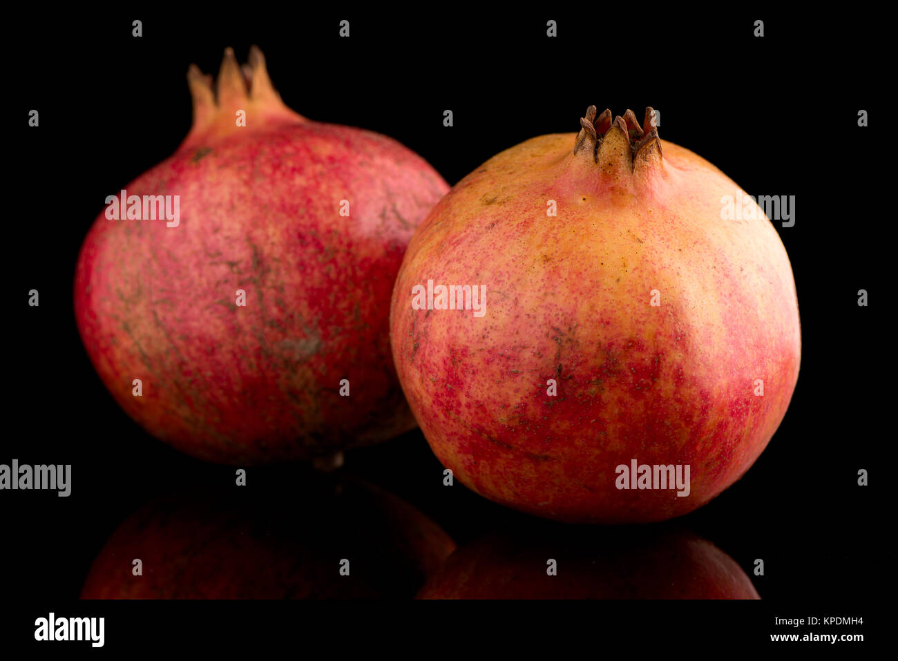 Mature frutto di melograno Foto Stock