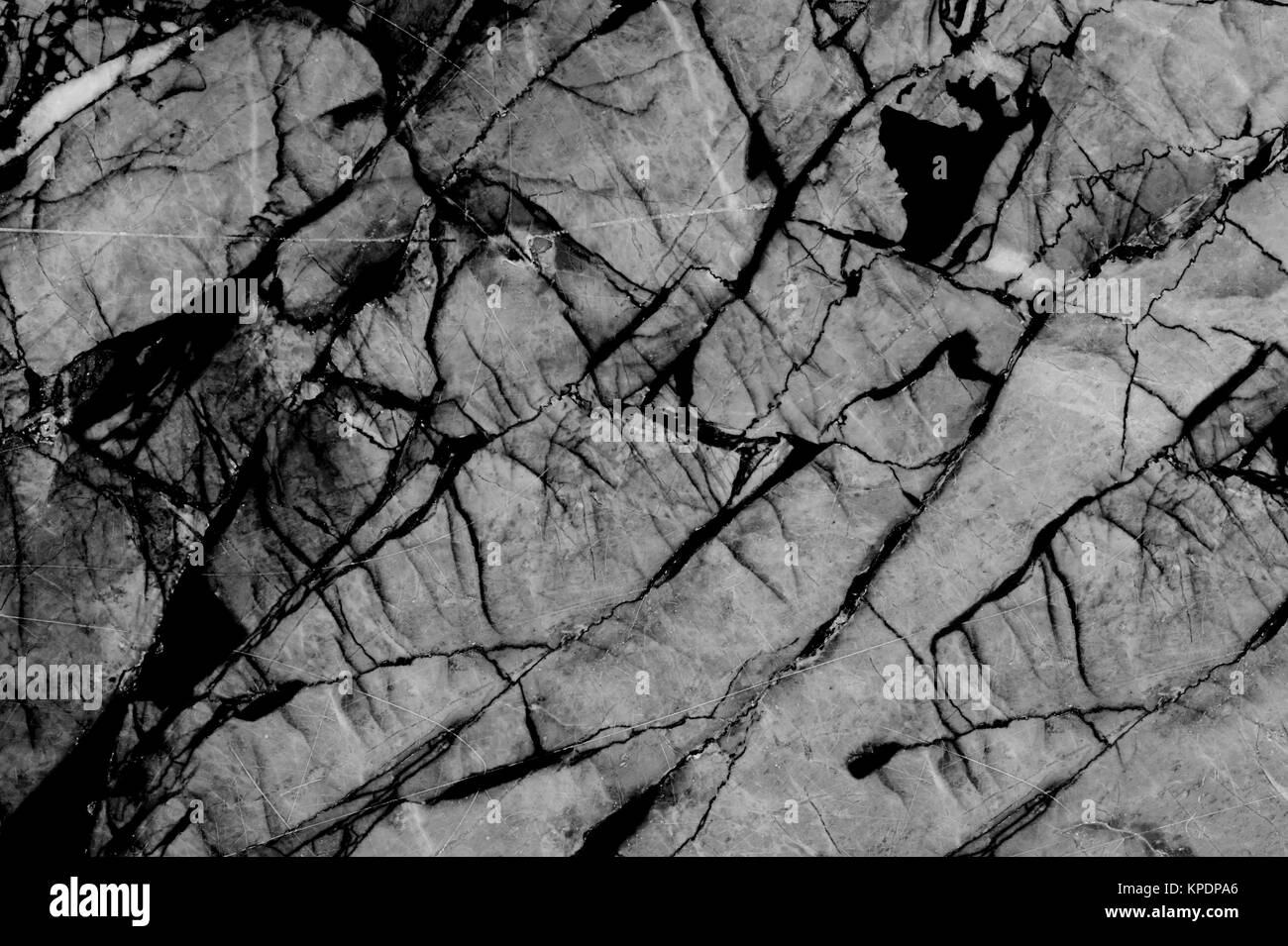 Marmo bianco e nero texture, la struttura dettagliata del marmo Foto Stock