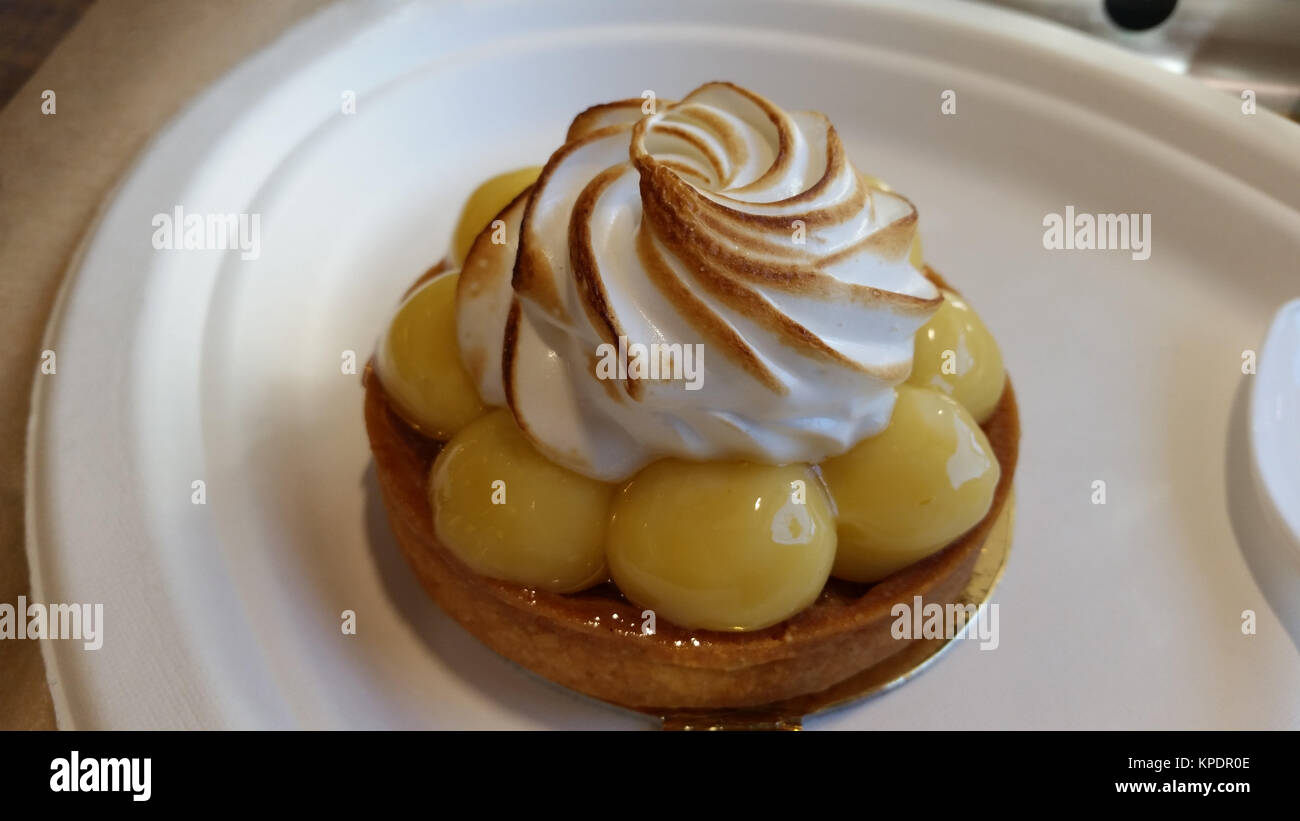 Lemon Meringue Pie Foto Stock