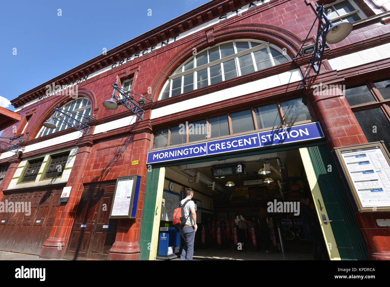 Mornington Crescent, Stazione di Londra Foto Stock