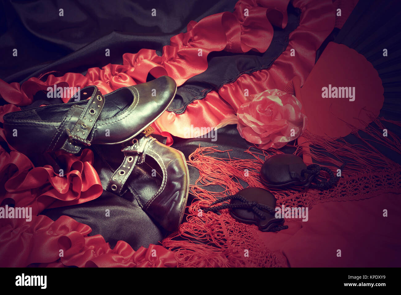 Abbigliamento per il Flamenco Foto Stock