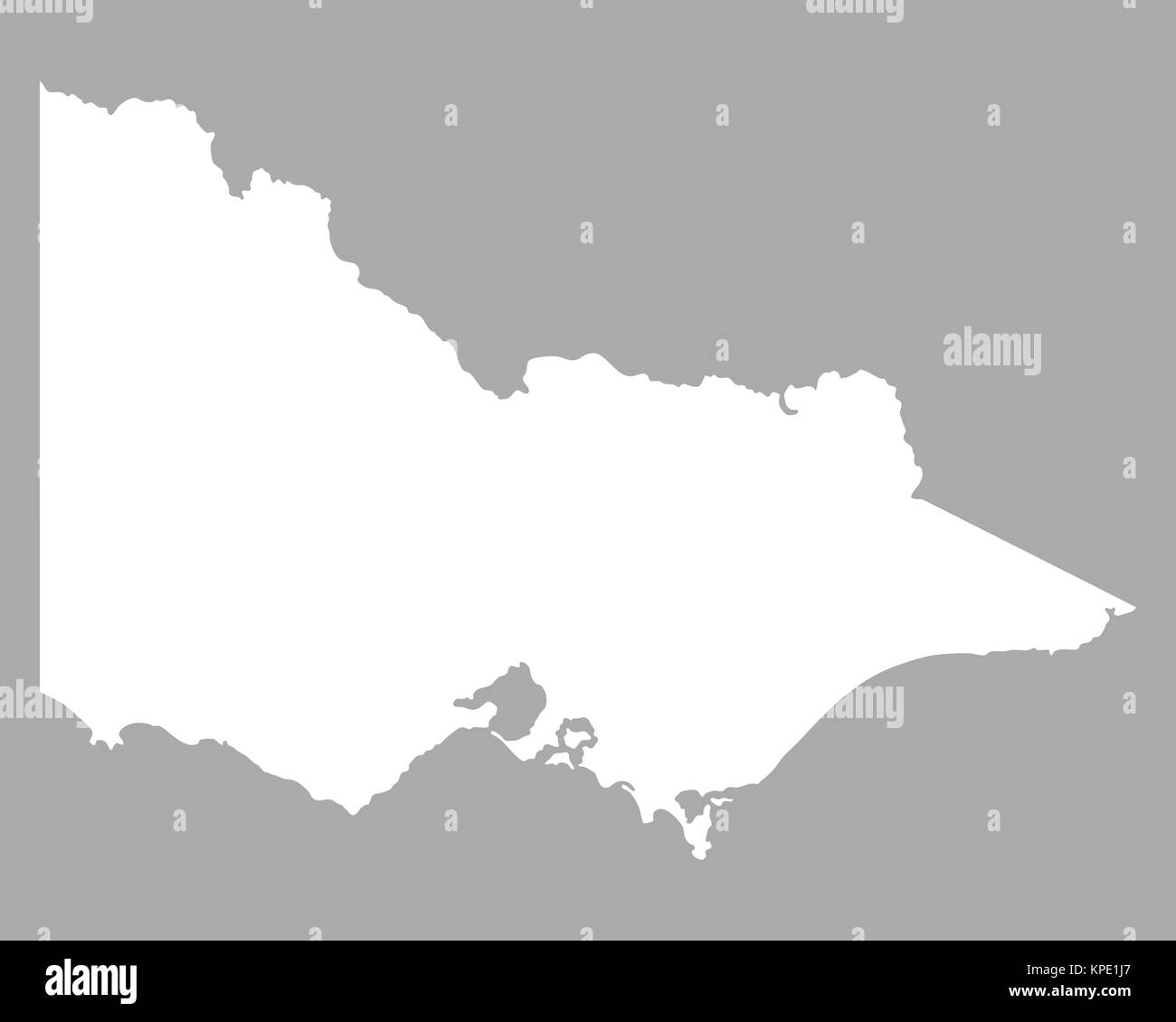 Mappa di victoria Foto Stock
