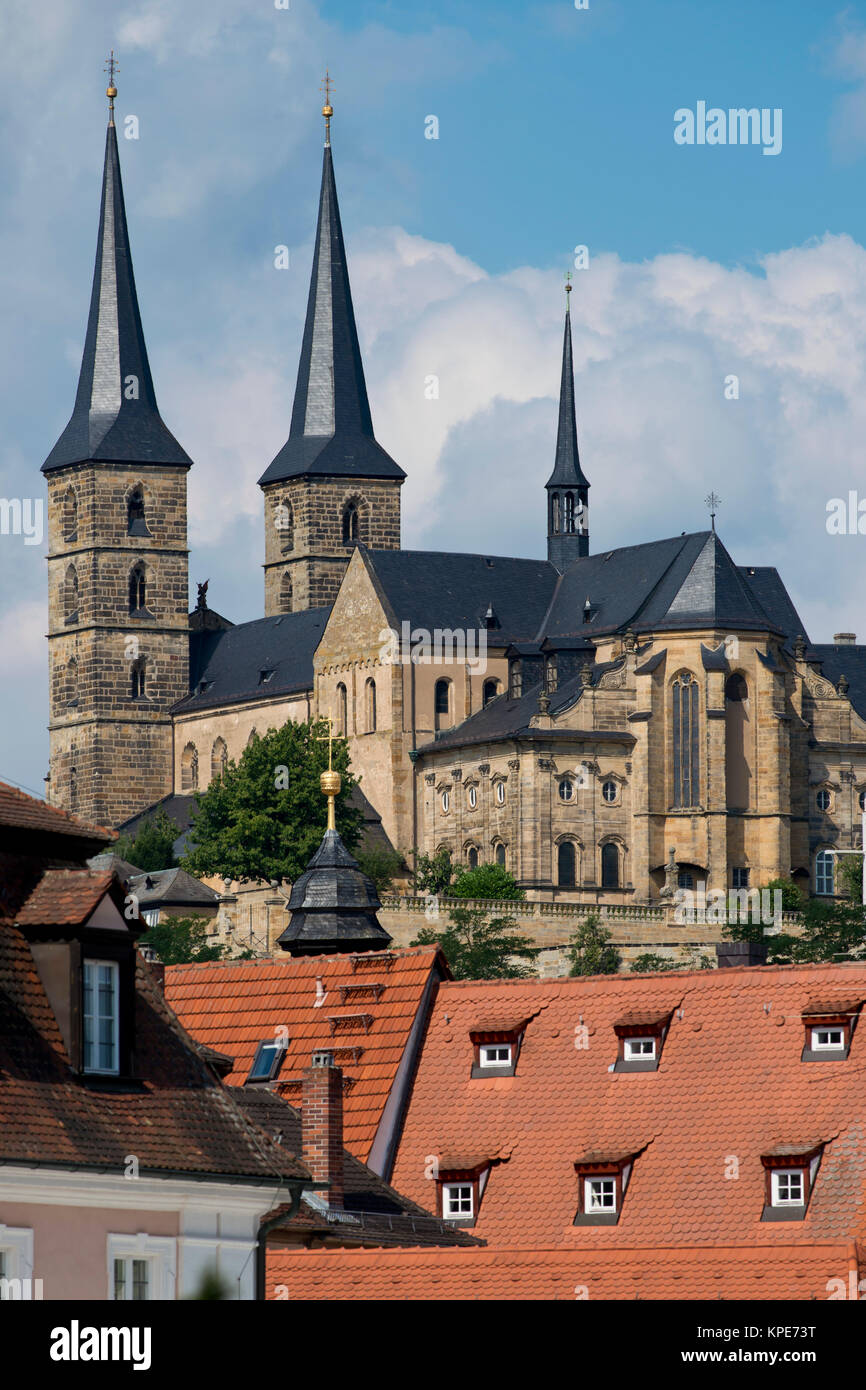 Michaelsberg Abbey a Bamberg Foto Stock