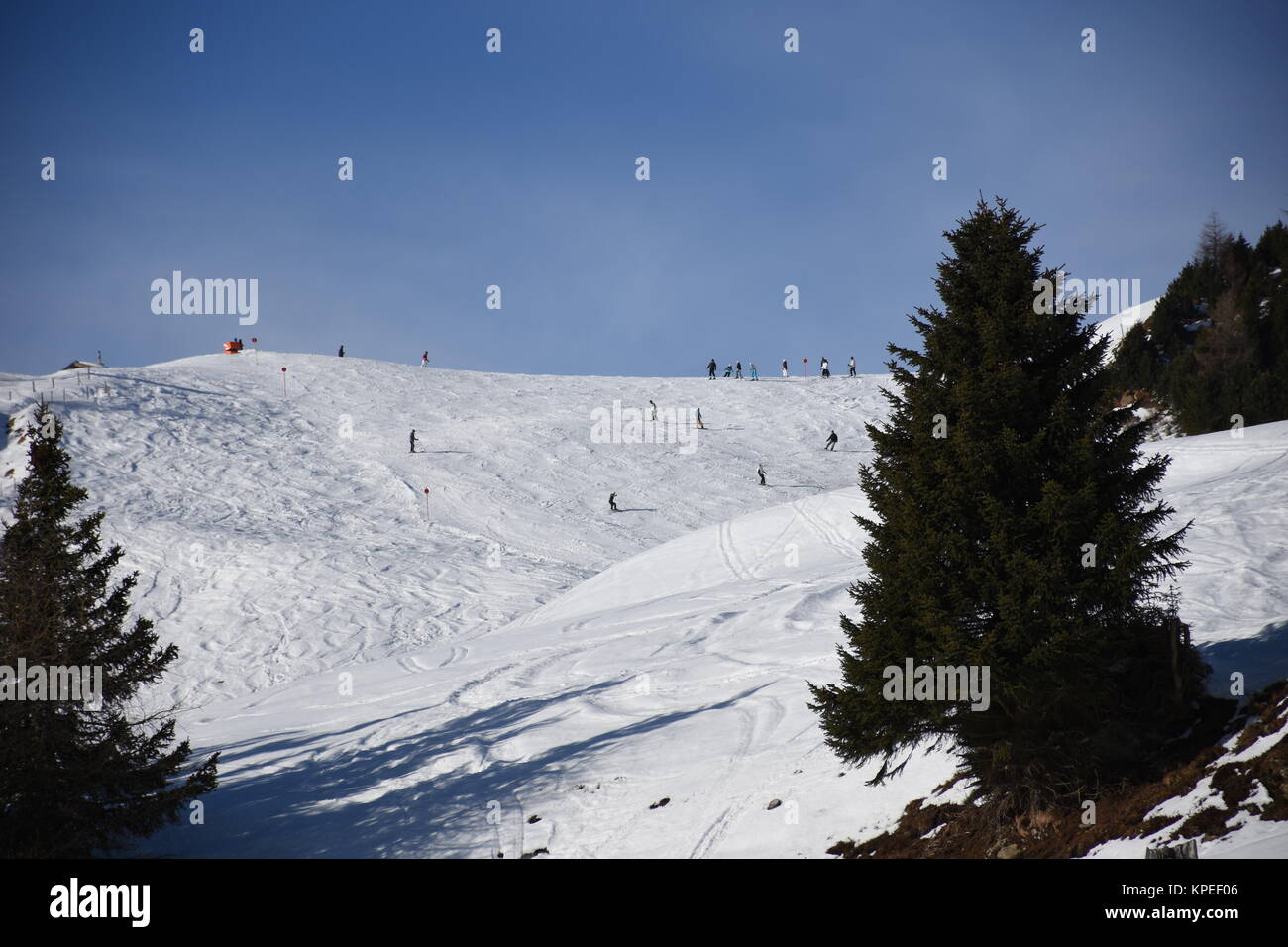Â sport invernali,l'inverno,snow,sci,mountain,zone sciistiche di Zettersfeld,lienz,ascensore Foto Stock