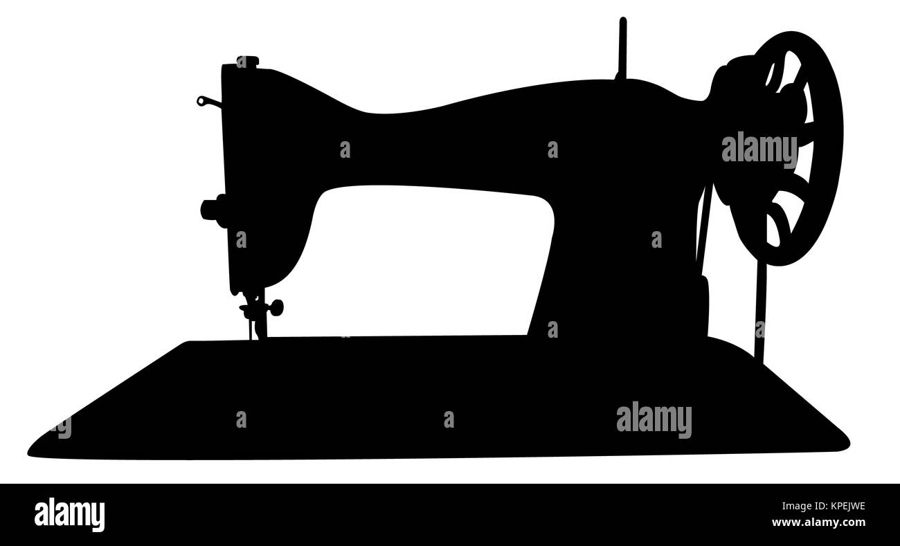 Macchina per cucire icona Foto Stock