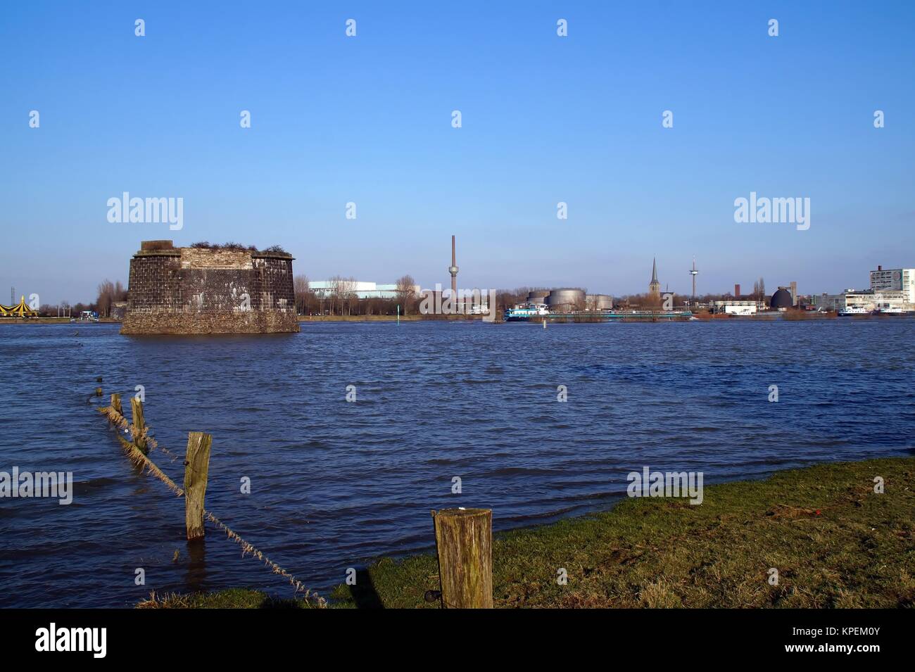 Pilastro del ponte ferroviario di Hstorian Foto Stock