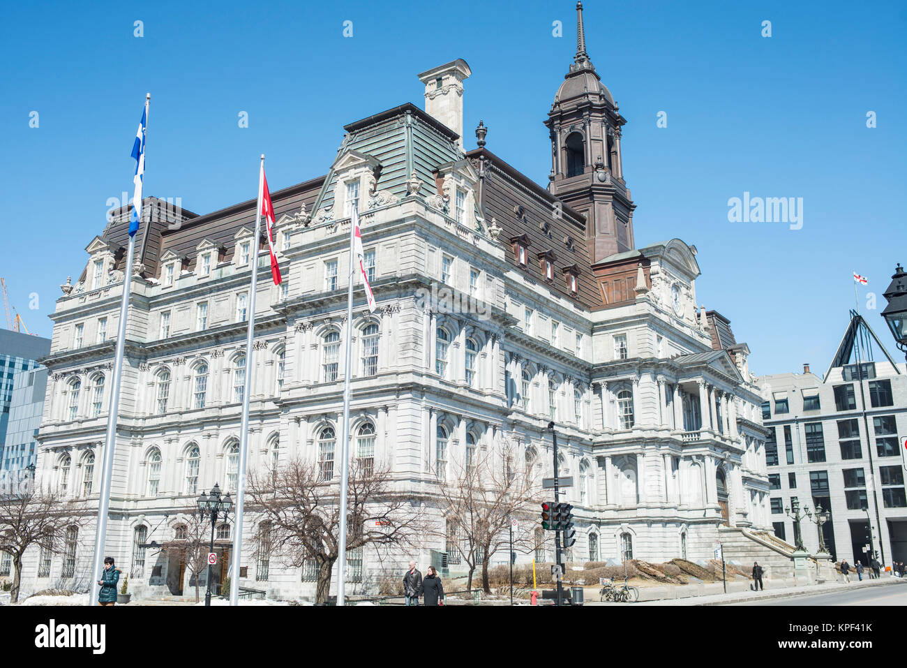 Town Hall, Montreal, Canada Foto Stock
