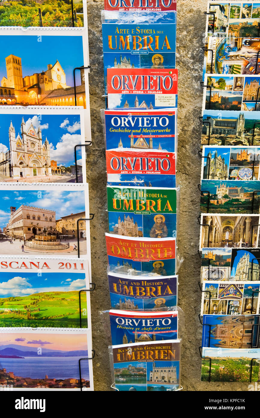 Cartolina, Orvieto, Terni provincia, Umbria, Italia Foto Stock