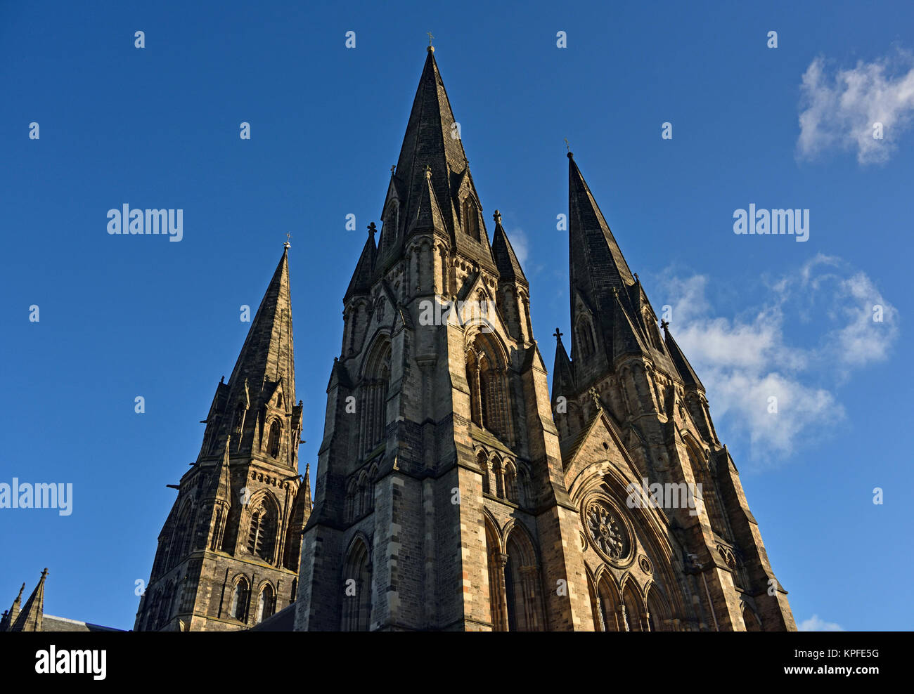 Cattedrale Chiesa di Santa Maria Vergine, Broughton Street, Edimburgo, Scozia, Regno Unito, Europa. Foto Stock