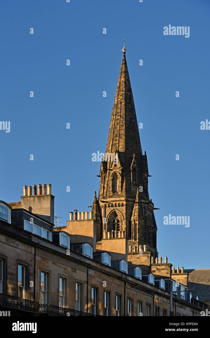 Cattedrale Chiesa di Santa Maria Vergine, Broughton Street, Edimburgo, Scozia, Regno Unito, Europa. Foto Stock