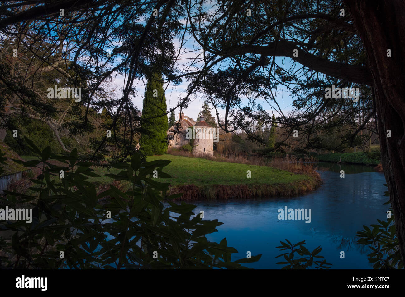 Scotney Castle, Kent, Gran Bretagna Foto Stock