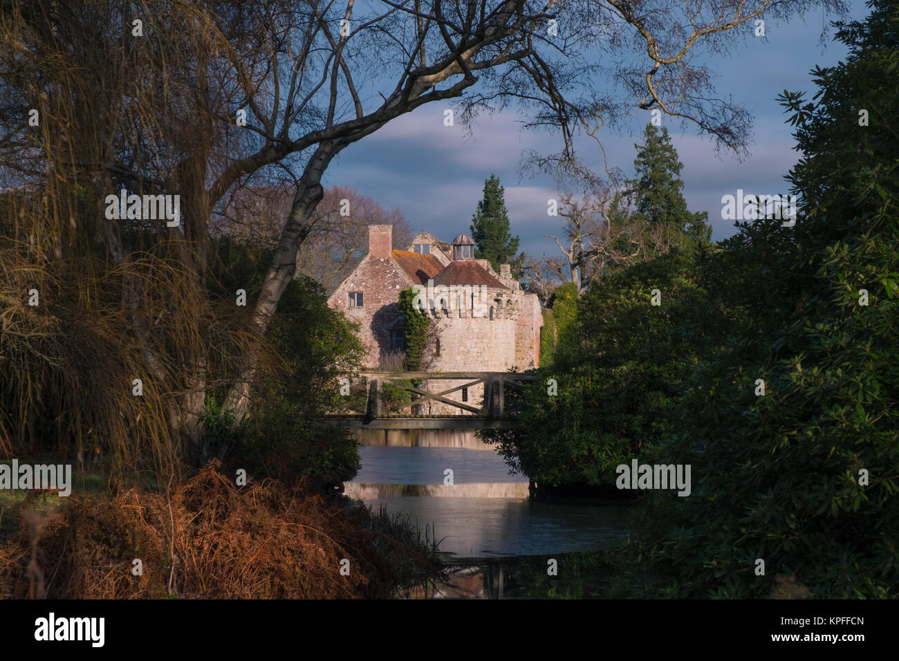 Scotney Castle, Kent, Gran Bretagna Foto Stock